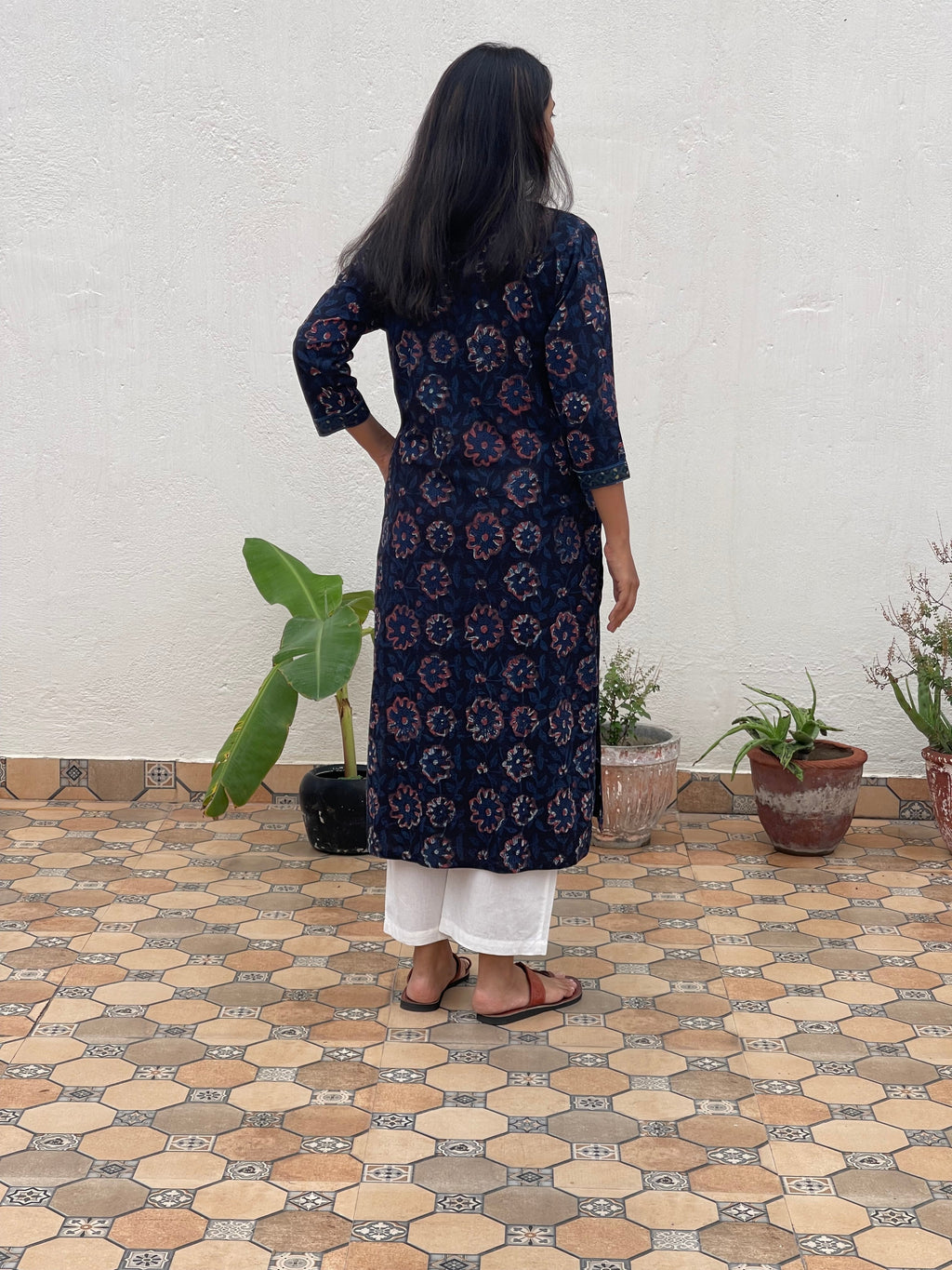 Cotton Akola Handblock Kurta