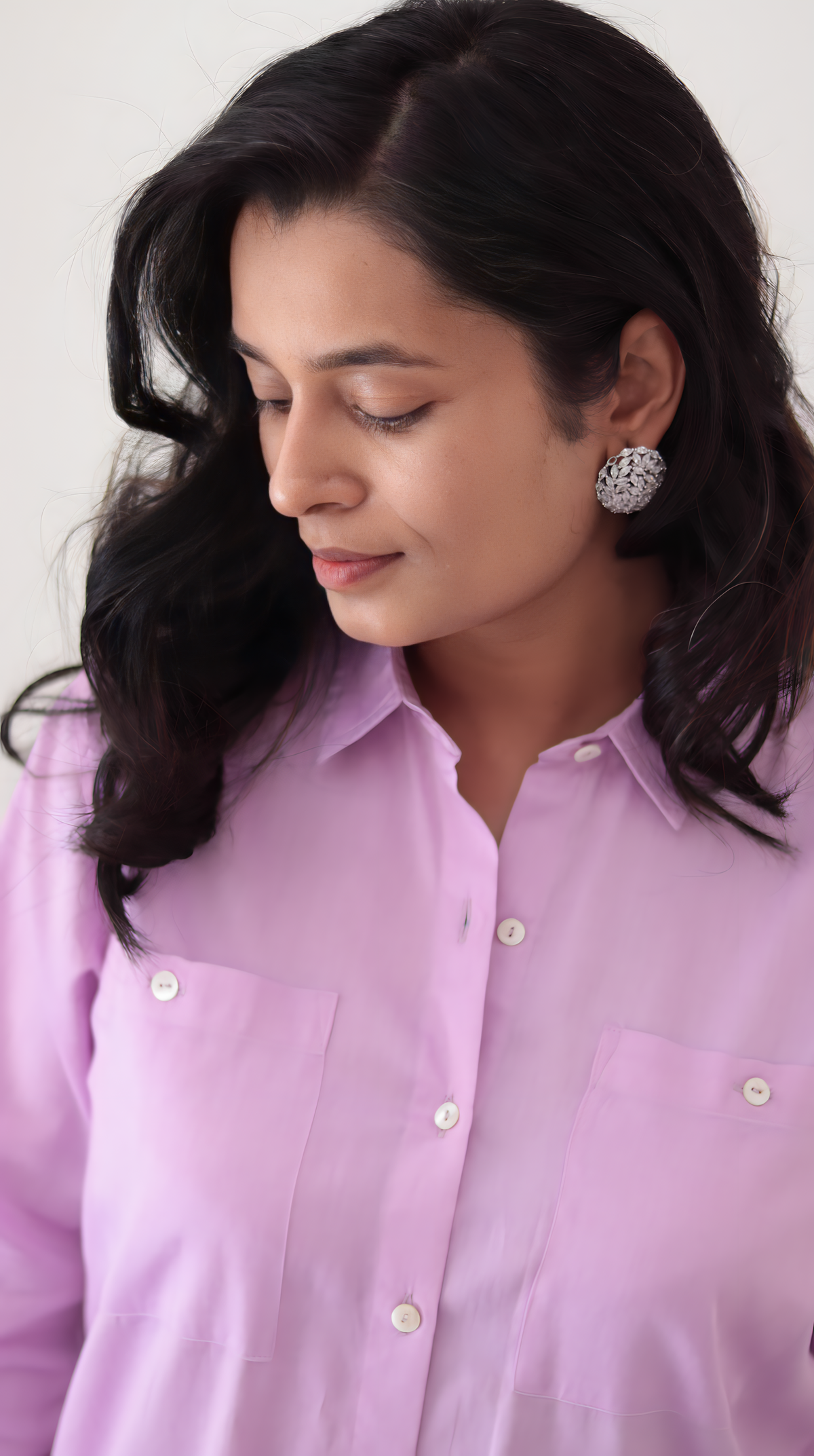Lilac Jam Cotton Shirt Pant Set | Clearance Sale | With Defects Faded