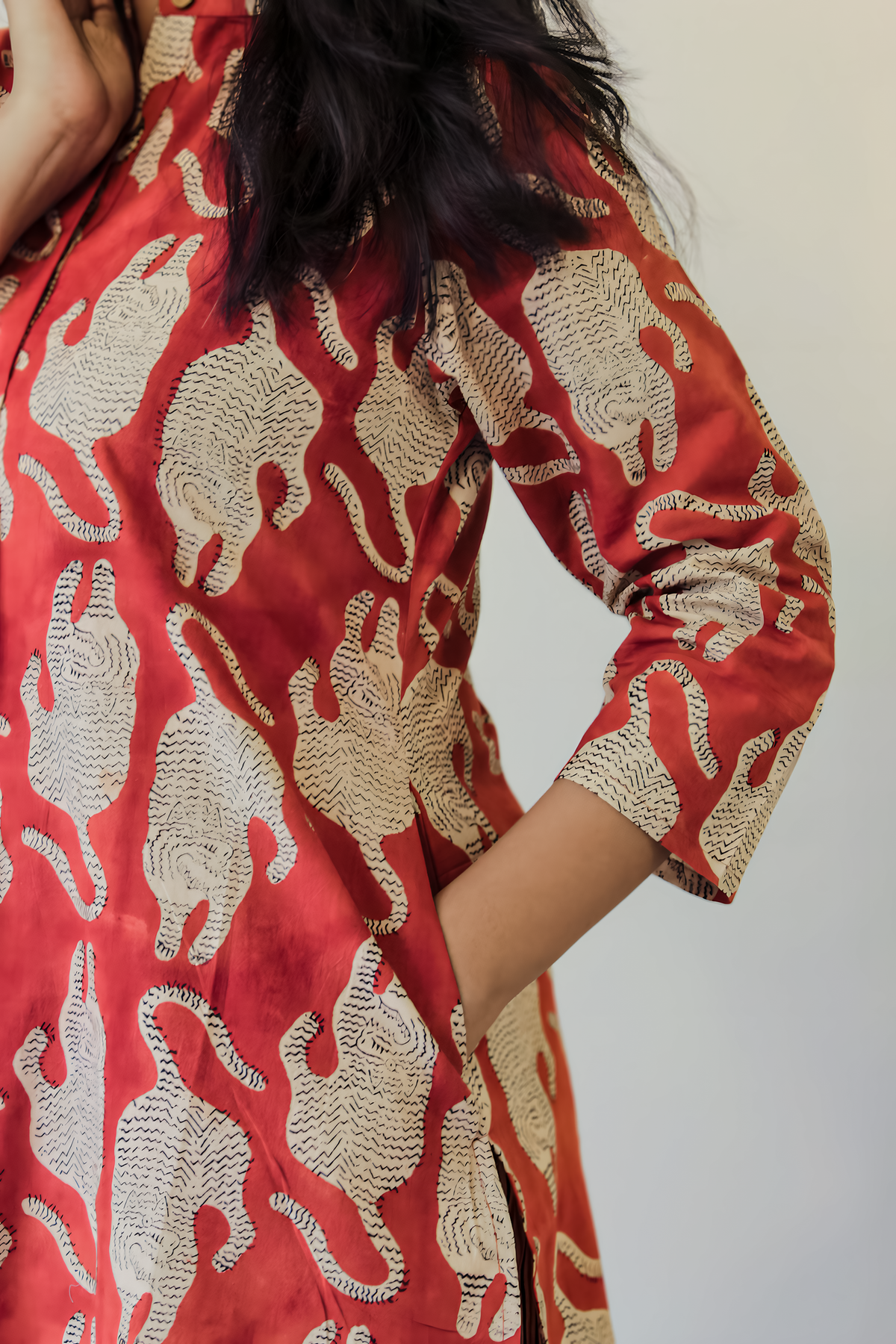 Jungle Print Cotton Top