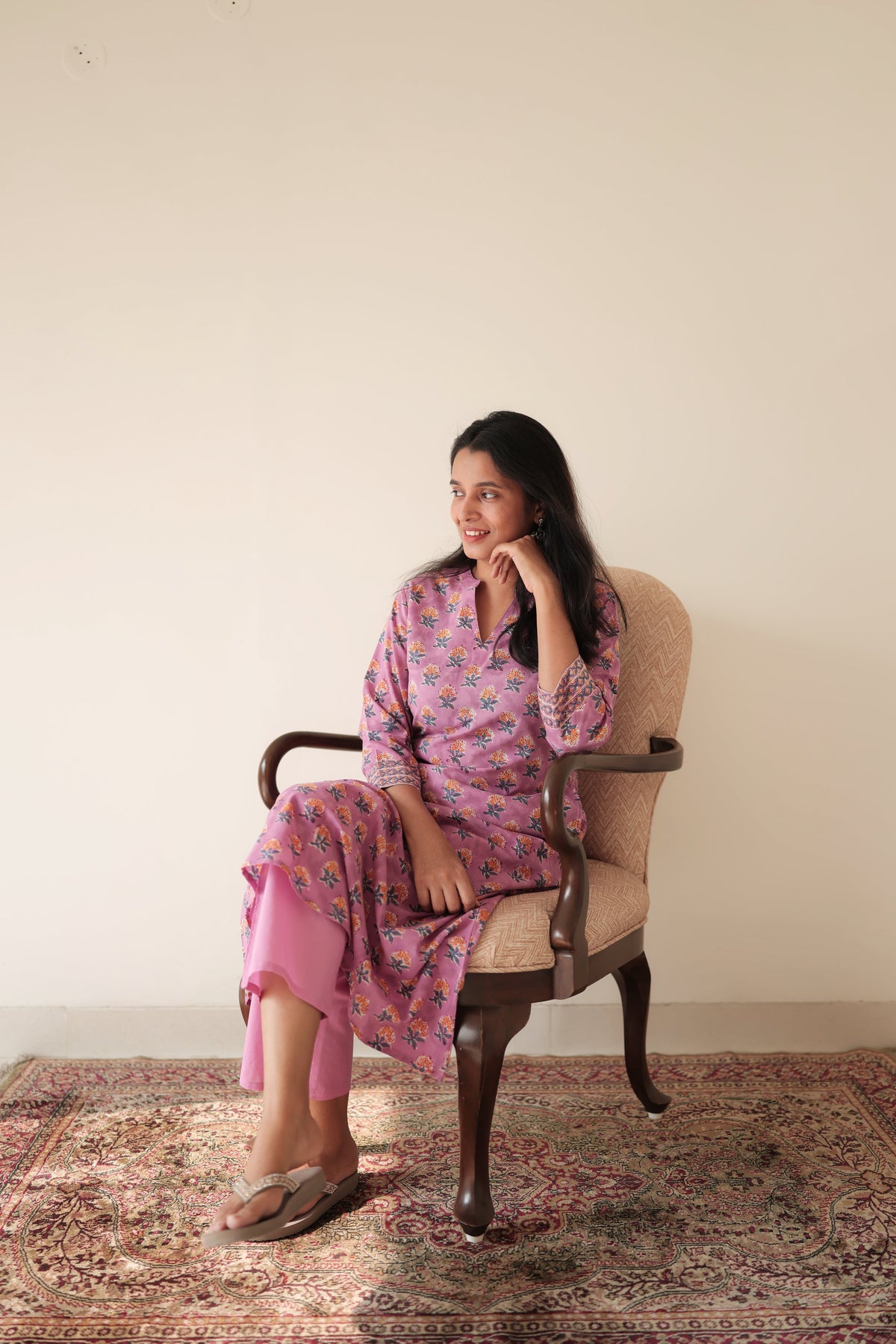 Floral Play Kurta Pant Set