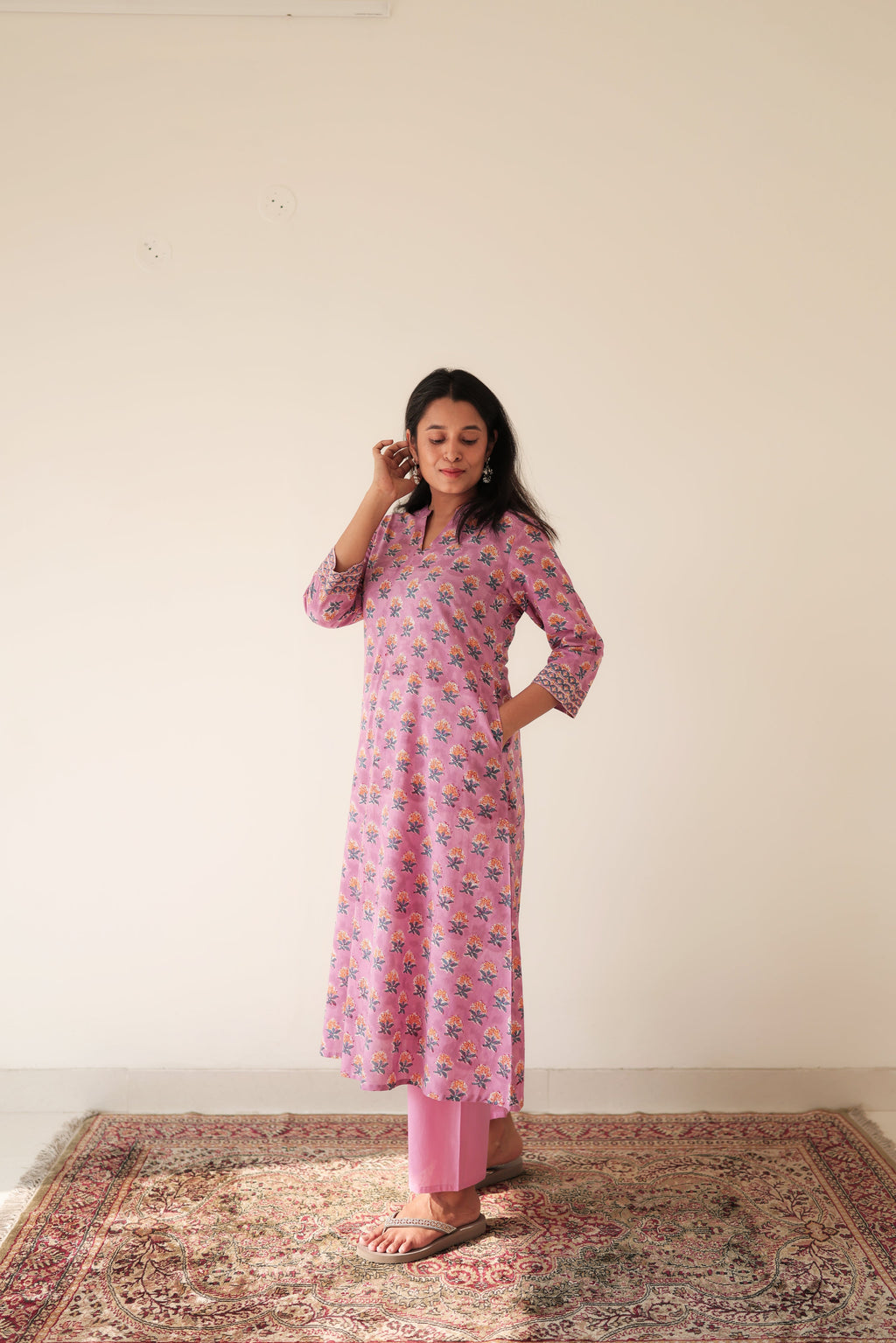 Floral Play Kurta Pant Set