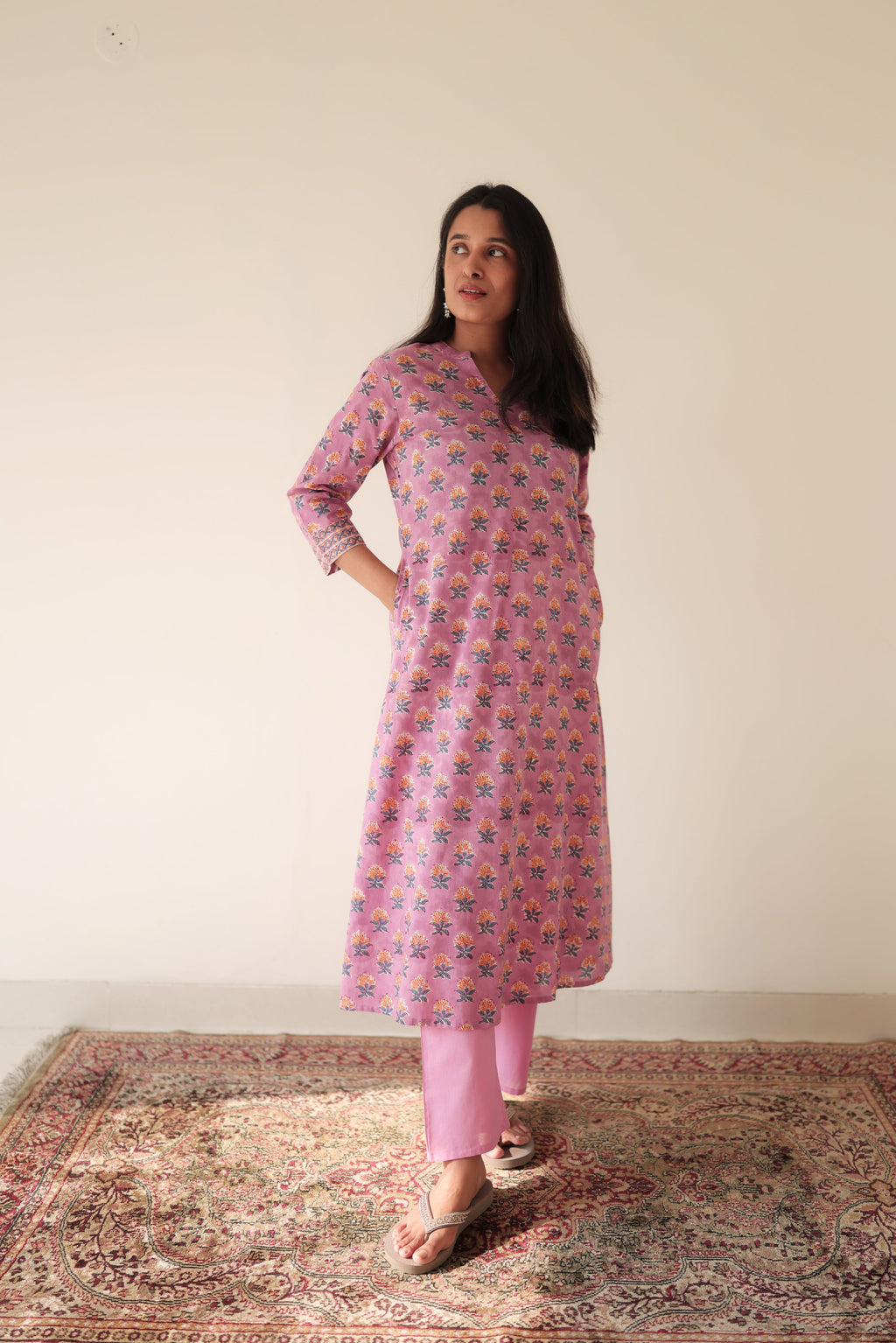 Floral Play Kurta Pant Set