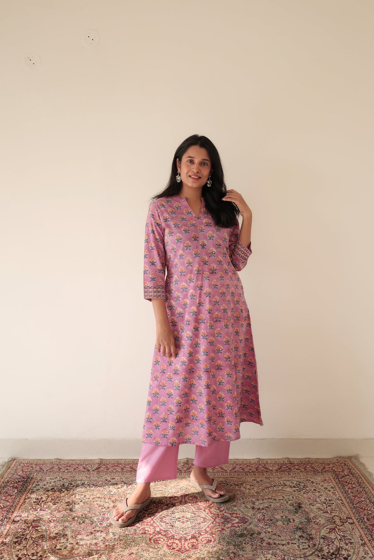 Floral Play Kurta Pant Set
