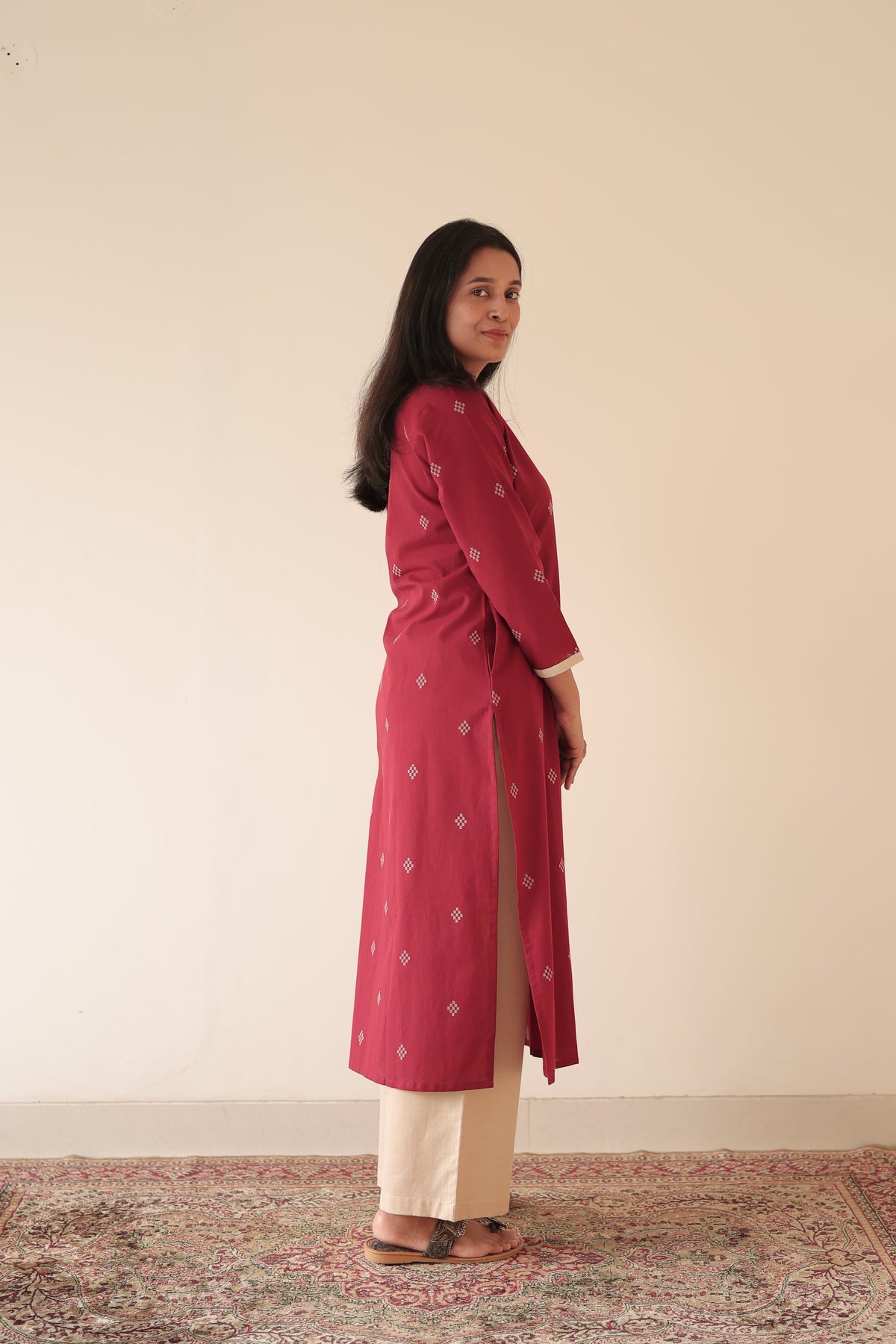 Avantika Handloom Cotton A-LINE Co-ord (set of 2)