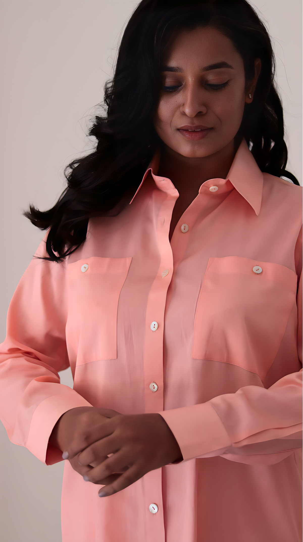Peach Cotton Cord Set | Clearance Sale | With Defects Faded