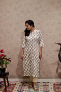Pink Floral Cotton Kurti | Pure Cotton | KanthaIndia