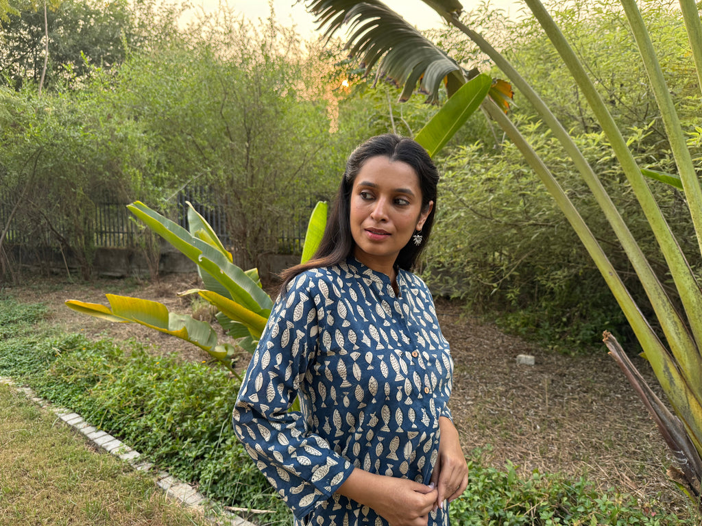 Handblock Printed Cotton Kurti