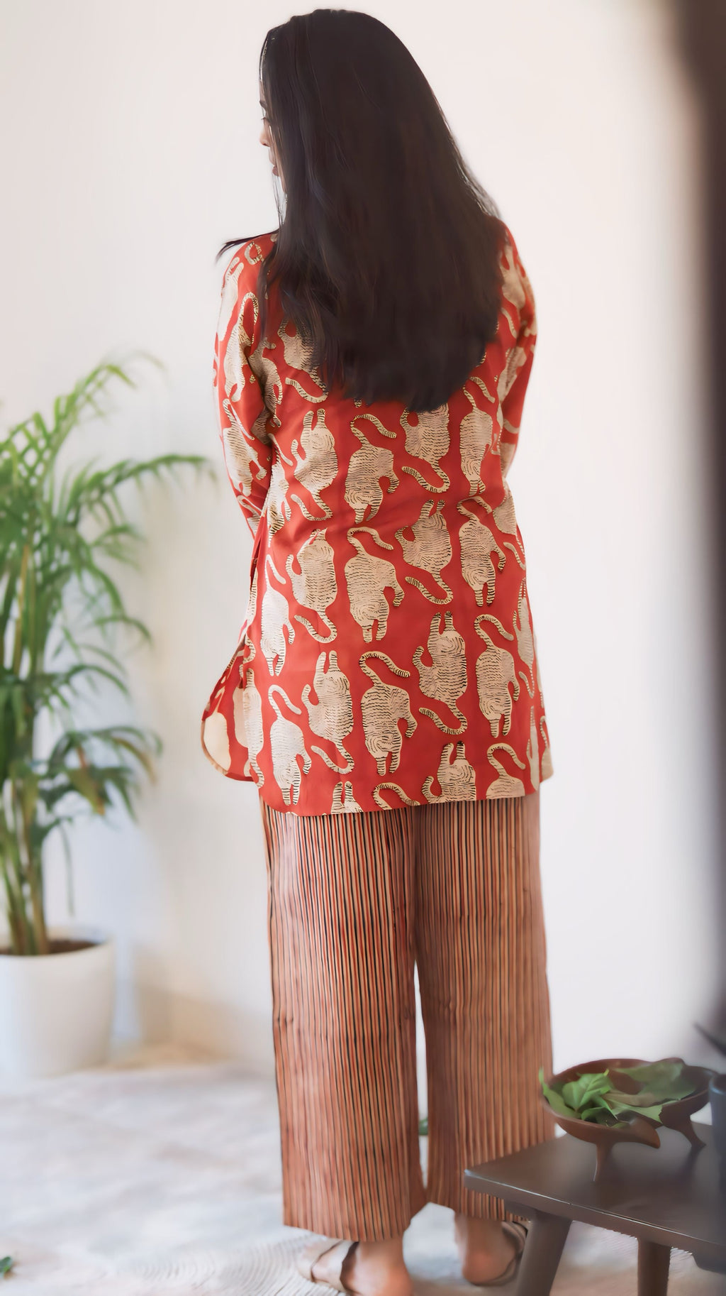 Jungle Print Cotton Top
