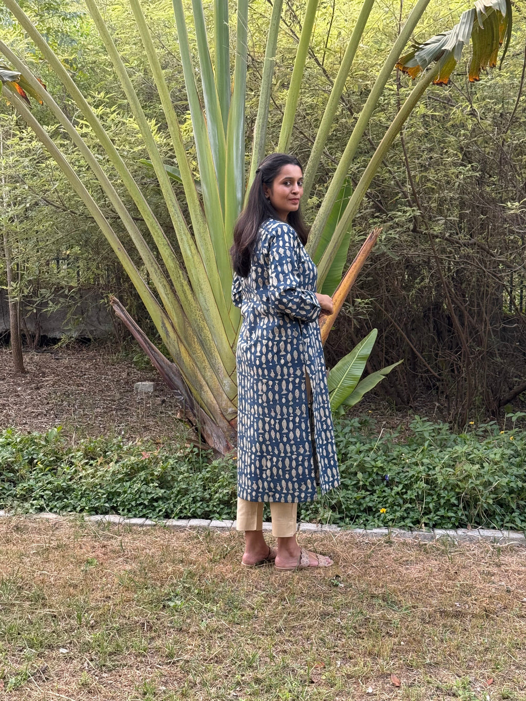 Handblock Printed Cotton Kurti