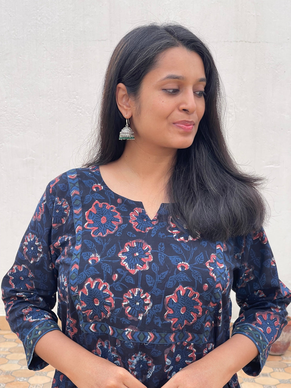 Cotton Akola Handblock Kurta