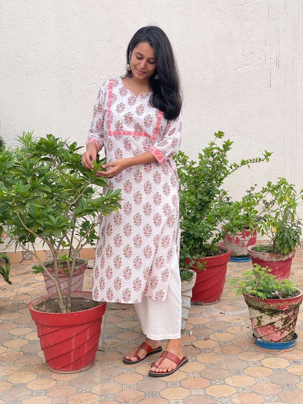 Hand Block Printed Pure Cotton Kurta for Women | Jaipur Craft
