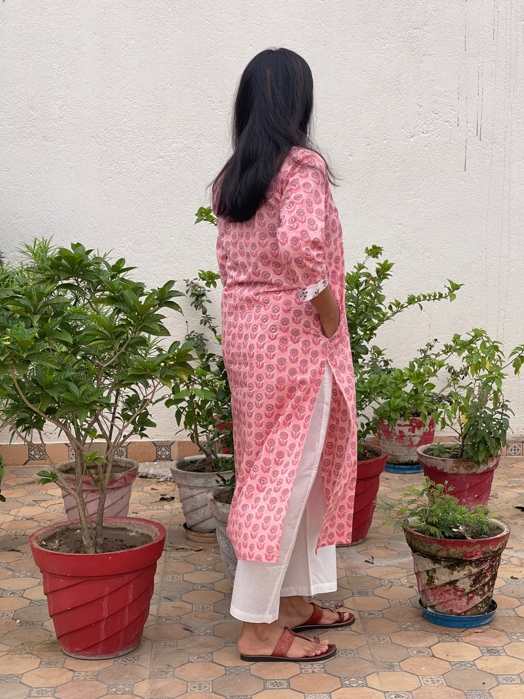 Hand Block Printed Pure Cotton Kurta | Plus Size XXL & 3XL | Jaipur Craft