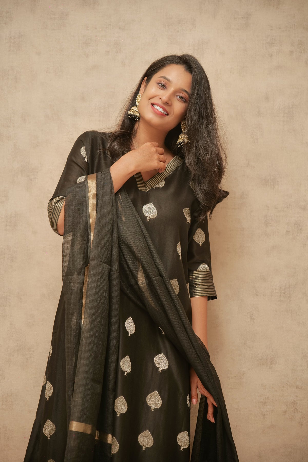 Nitya Banarasi Tissue Chanderi Silk Suit Set
