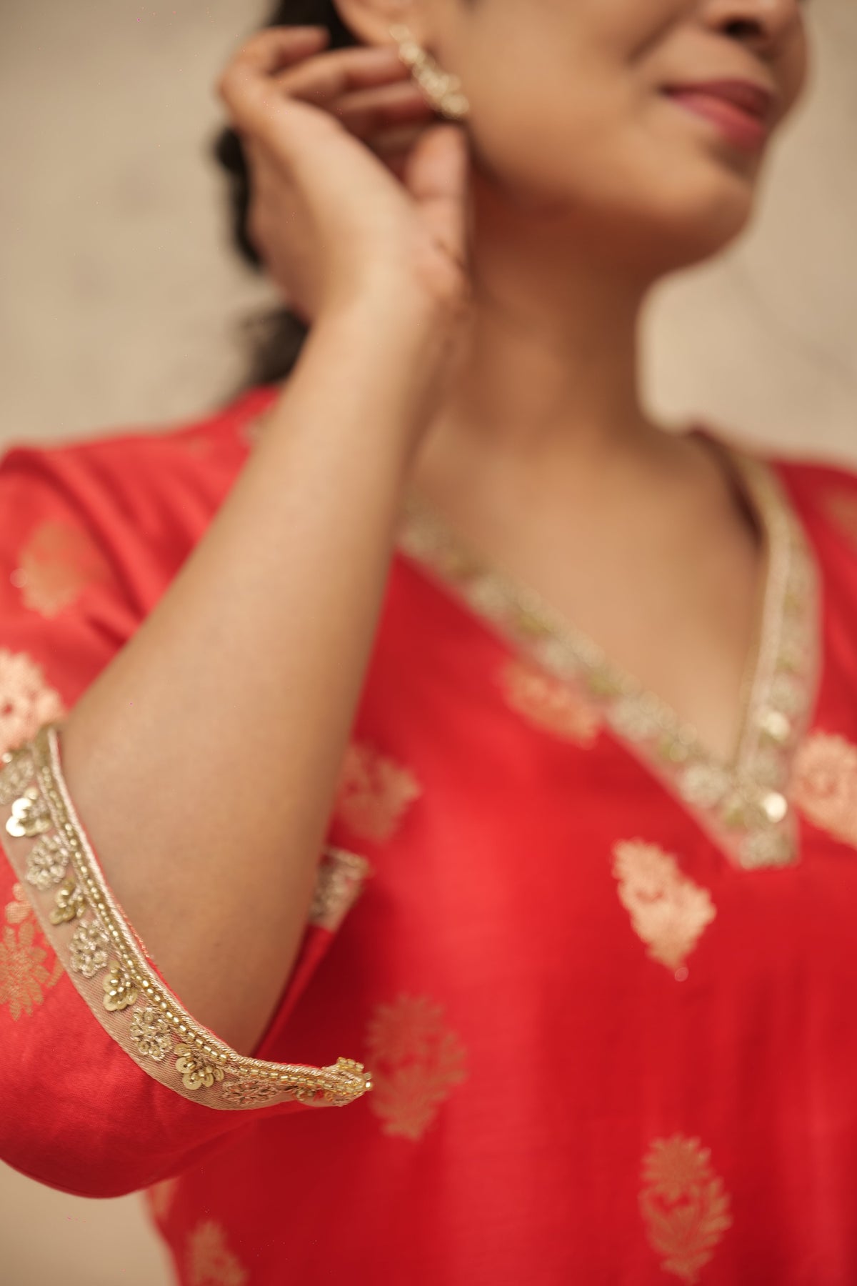Kamakshi Banarasi Chanderi Silk Suit Set