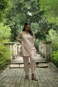 Ribbon Cotton Chevron Coord Set ~ Handloom