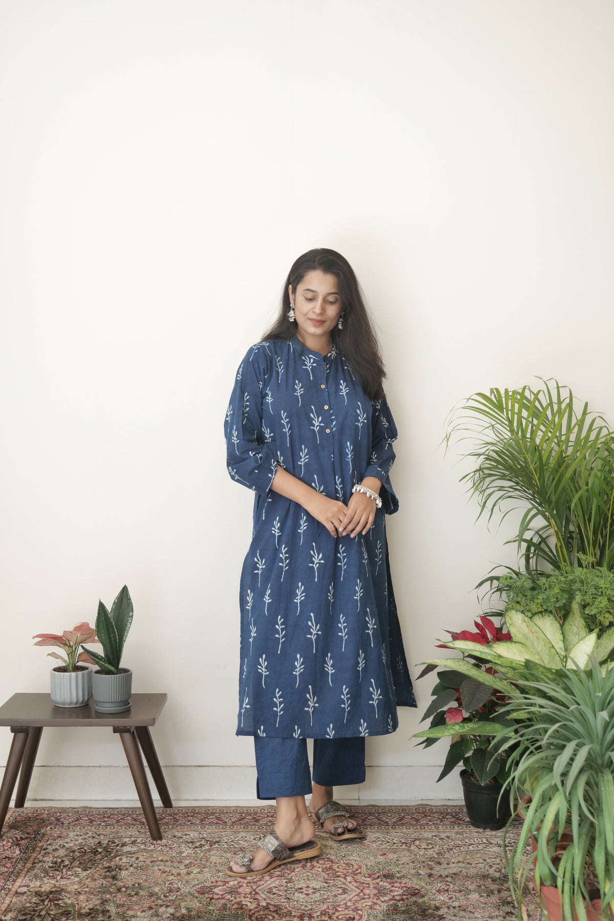 Sirat soulful Indigo Co-ord Set